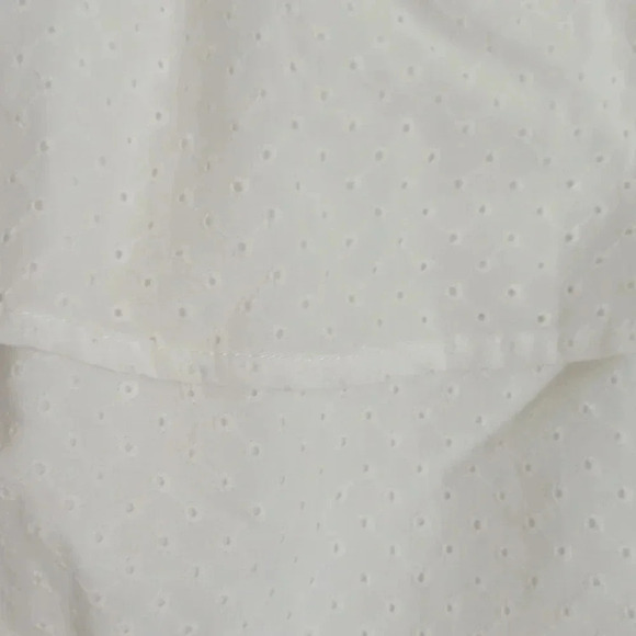 Lucky Brand Cold Shoulder Top, Color White Size M - Picture 10 of 11